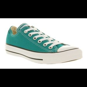 Blue/Green Low Top Converse